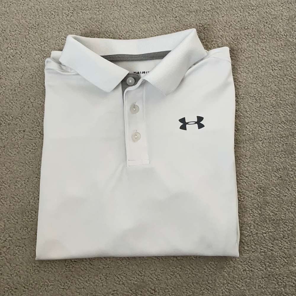 Boys Unders Armour polo shirt size Youth Large